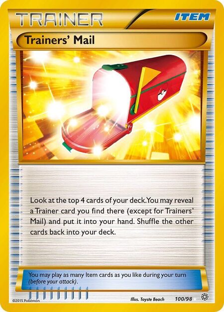 Trainers' Mail Ancient Origins 100