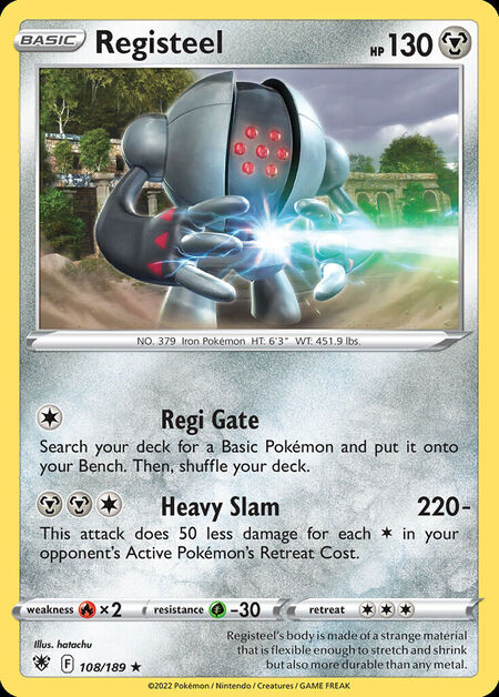 Registeel ASR 108