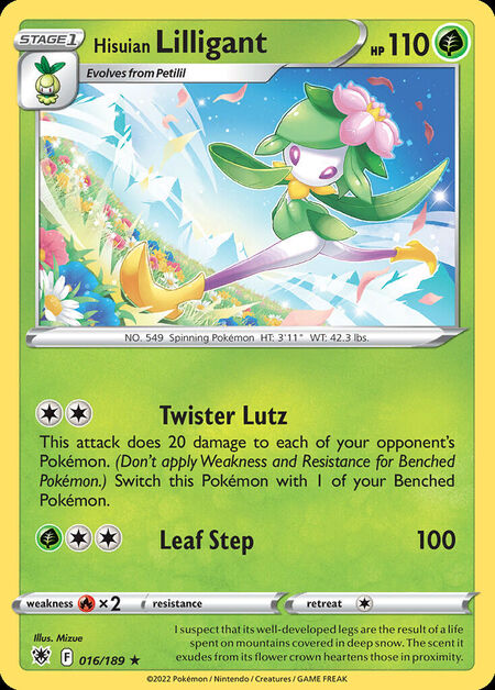 Hisuian Lilligant ASR 16