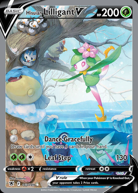 Hisuian Lilligant V ASR 163