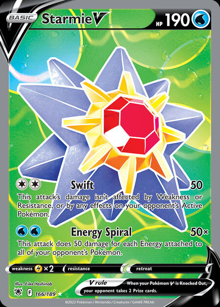 Starmie V ASR 166