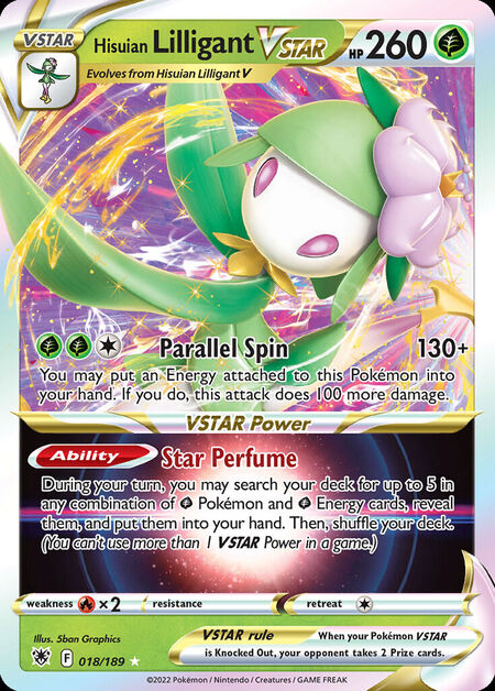 Hisuian Lilligant VSTAR ASR 18