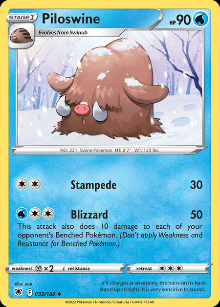 Piloswine ASR 32