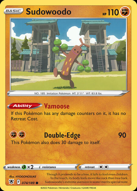 Sudowoodo ASR 74
