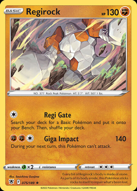 Regirock ASR 75