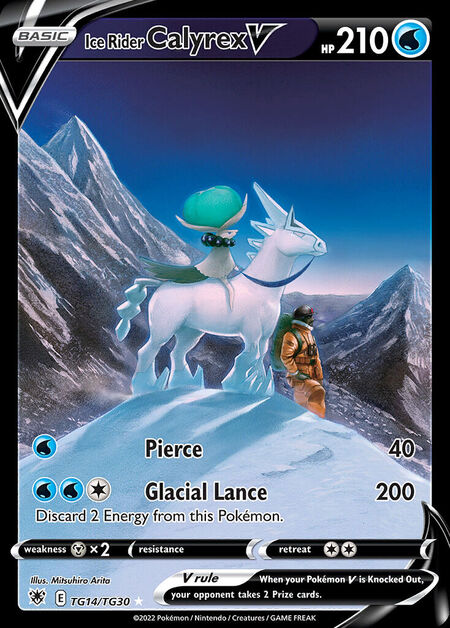 Ice Rider Calyrex V ASR TG14