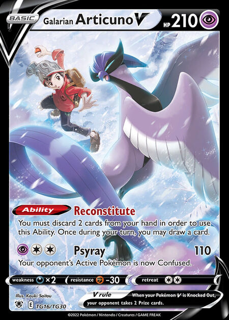 Galarian Articuno V ASR TG16