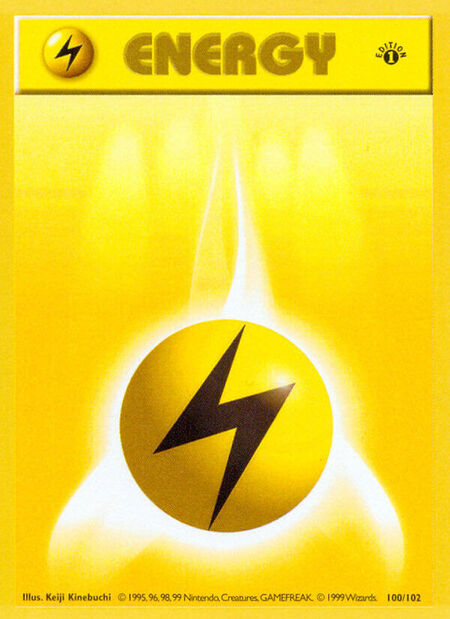 Lightning Energy Base Set 100