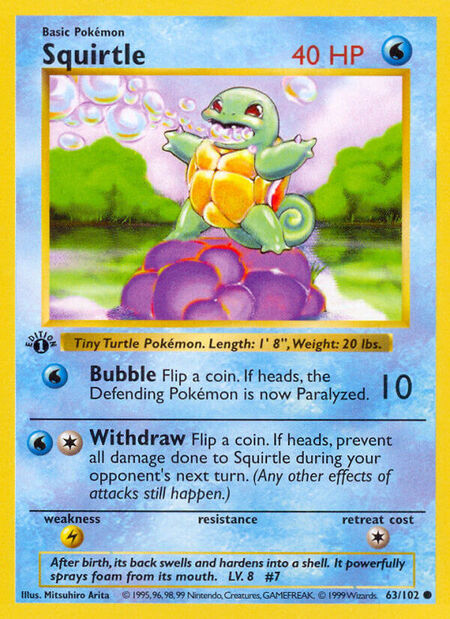 Squirtle Base Set 63