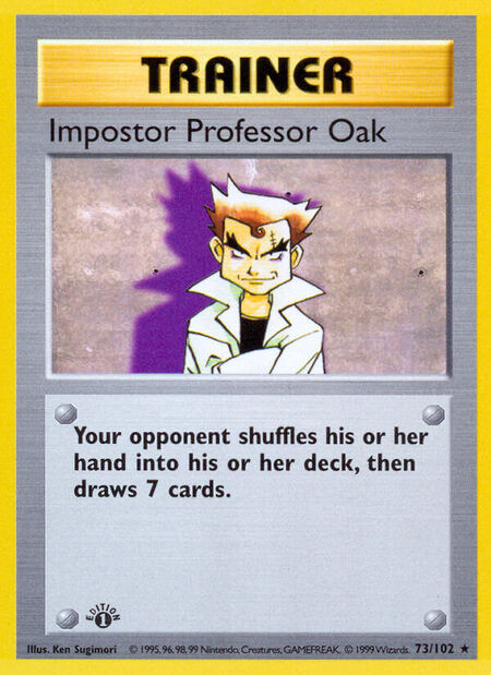 Impostor Professor Oak Base Set 73
