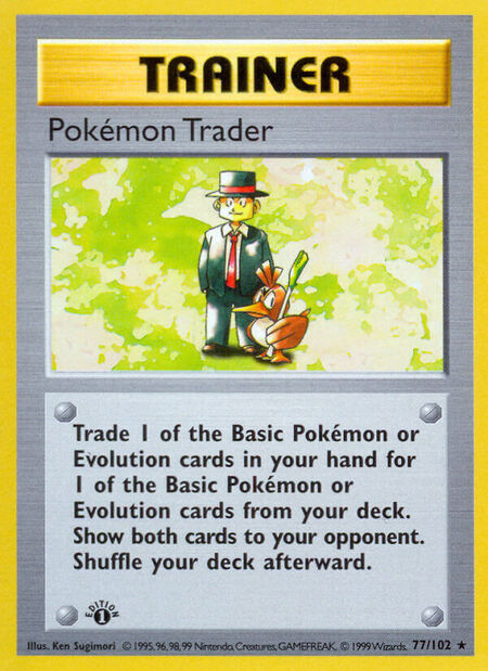 Pokémon Trader Base Set 77
