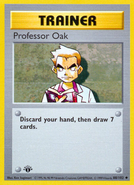 Professor Oak Base Set 88