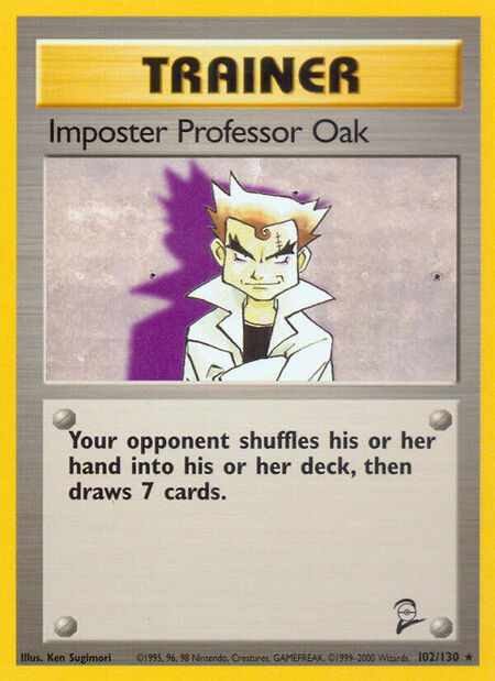 Imposter Professor Oak Base Set 2 102