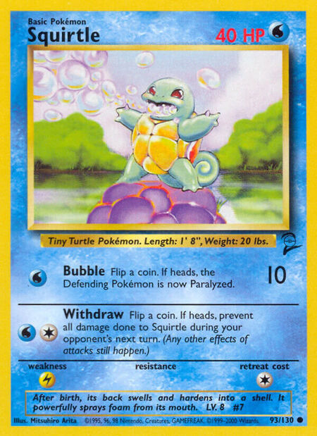 Squirtle Base Set 2 93