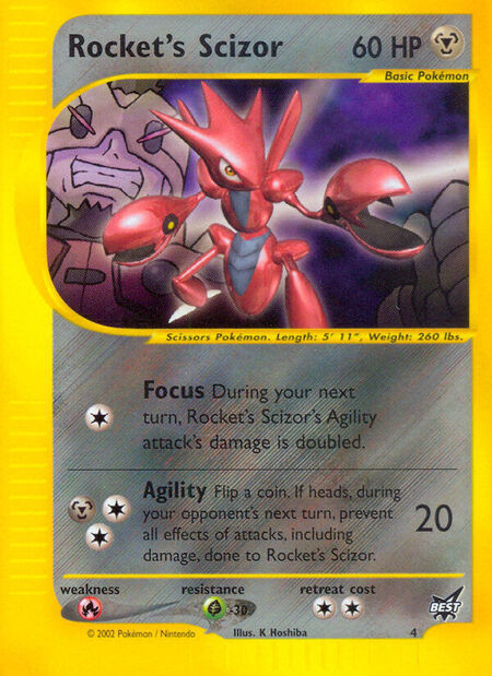Rocket's Scizor BEST 4