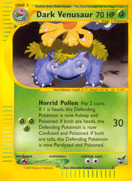 Dark Venusaur BEST 7