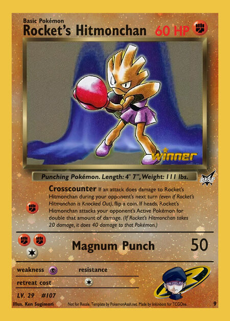 Rocket's Hitmonchan BEST 9