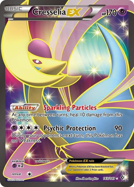 Cresselia-EX Boundaries Crossed 143