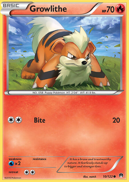 Growlithe BREAKpoint 10