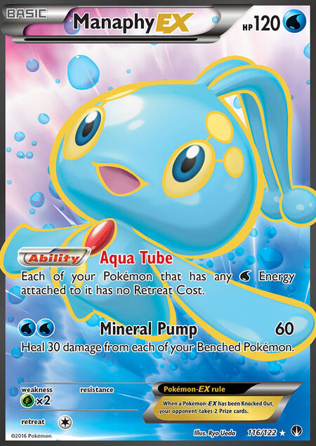 Manaphy-EX BREAKpoint 116