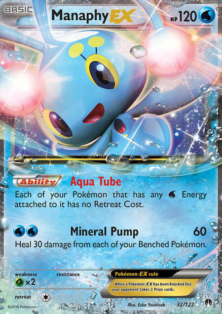 Manaphy-EX BREAKpoint 32