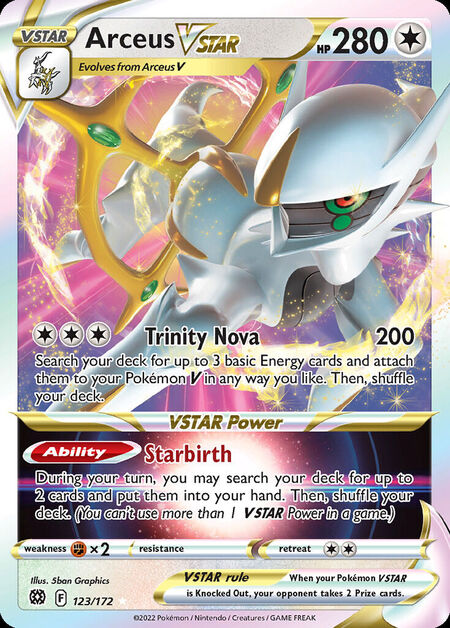 Arceus VSTAR BRS 123