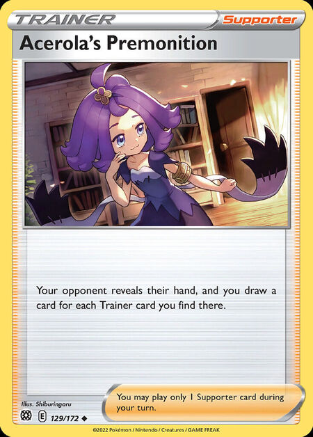 Acerola's Premonition BRS 129