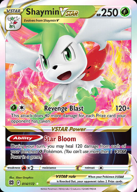 Shaymin VSTAR BRS 14