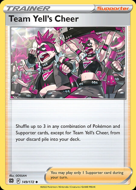 Team Yell's Cheer BRS 149