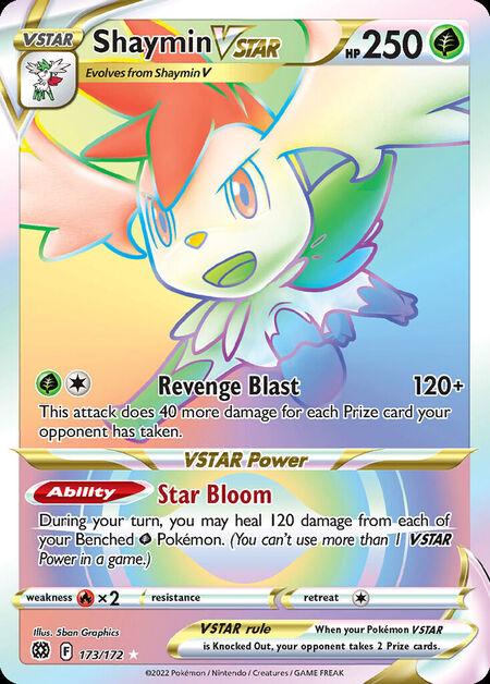 Shaymin VSTAR BRS 173