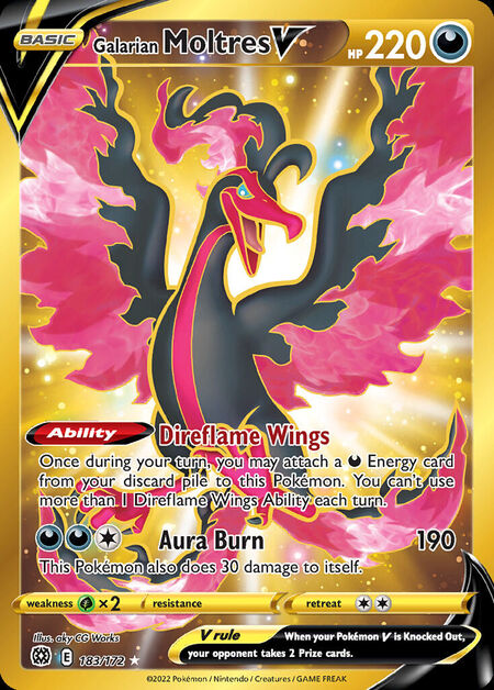 Galarian Moltres V BRS 183