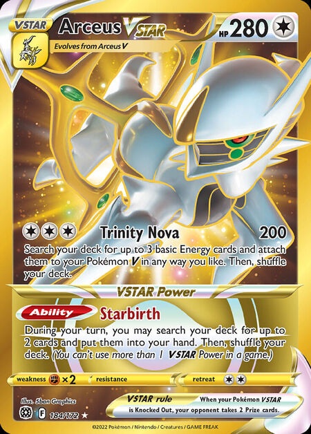 Arceus VSTAR BRS 184