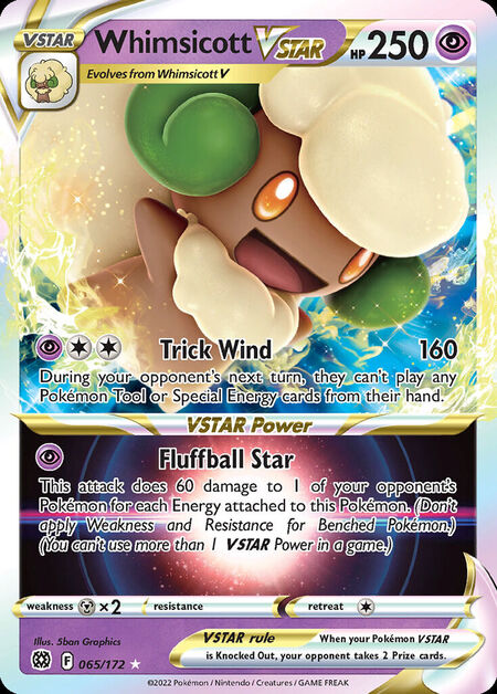 Whimsicott VSTAR BRS 65