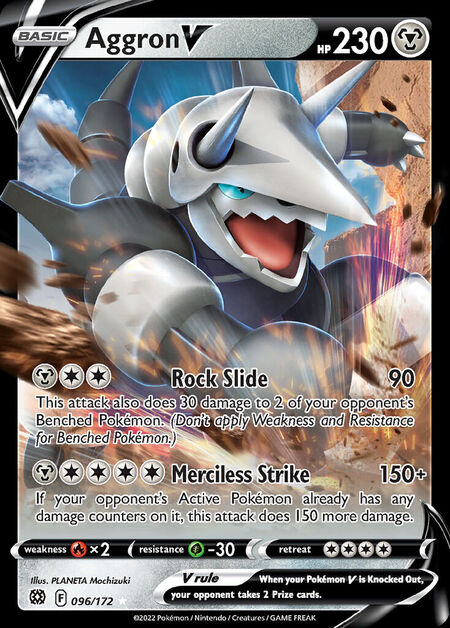Aggron V BRS 96