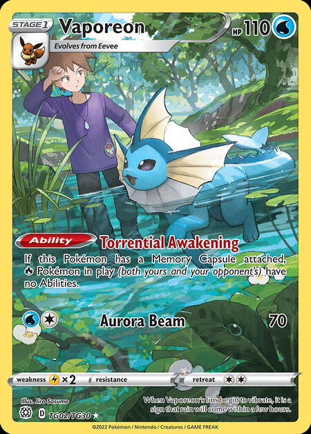 Vaporeon BRS TG02