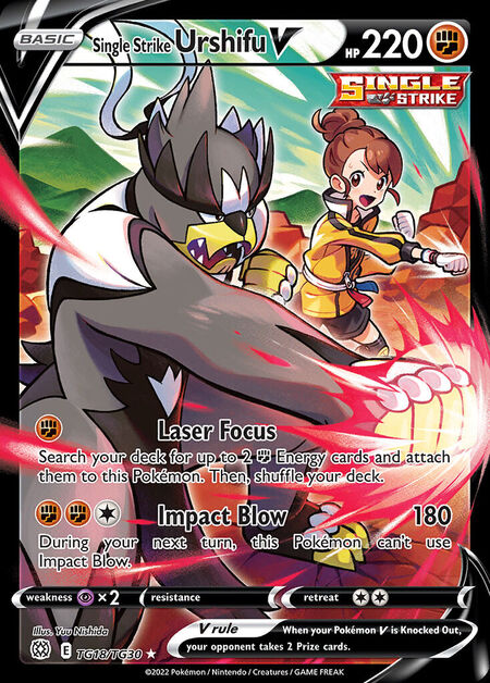 Single Strike Urshifu V BRS TG18