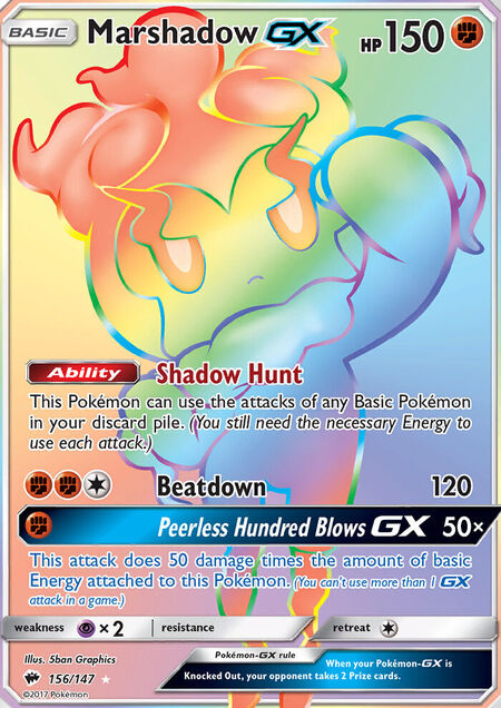 Marshadow-GX Burning Shadows 156