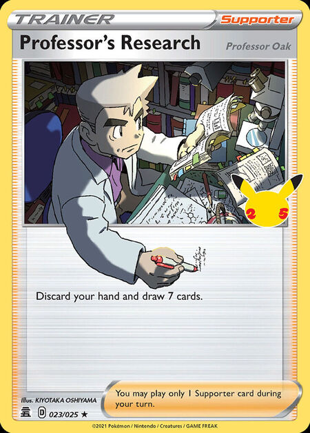 Professor's Research (Professor Oak) CEL 023