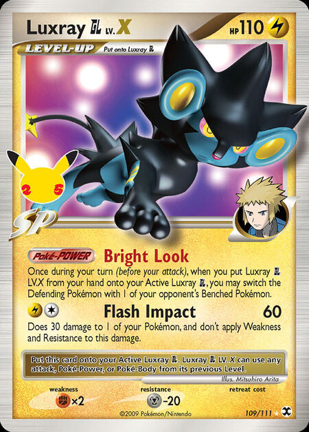 Luxray GL LV.X CEL 109