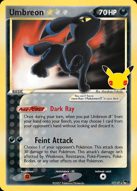 Umbreon ★ CEL 17