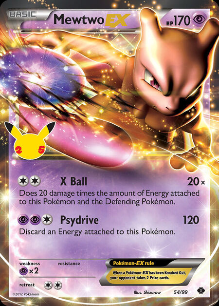 Mewtwo-EX CEL 54
