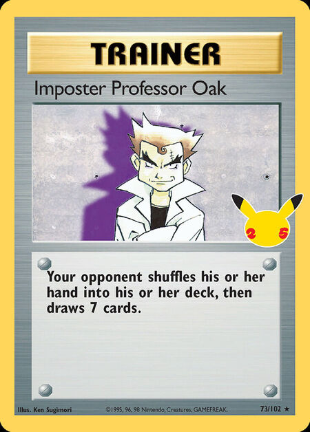 Imposter Professor Oak CEL 73