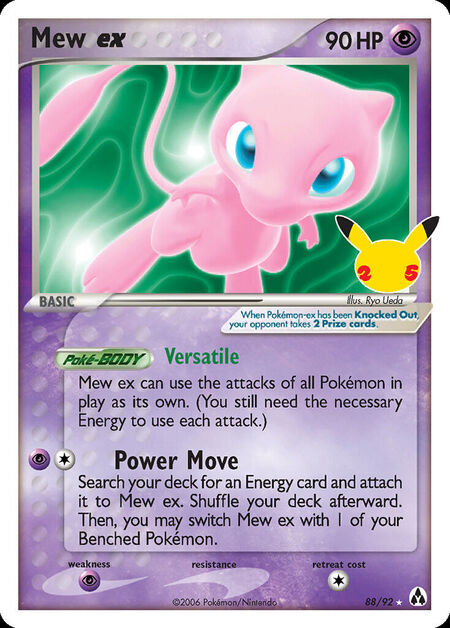 Mew ex CEL 88