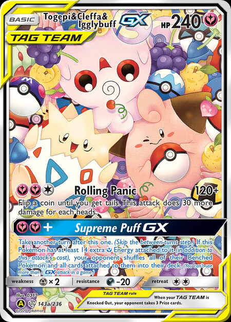 Togepi & Cleffa & Igglybuff-GX CEC 143a