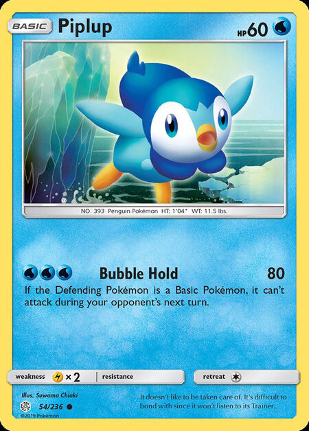 Piplup Cosmic Eclipse 54