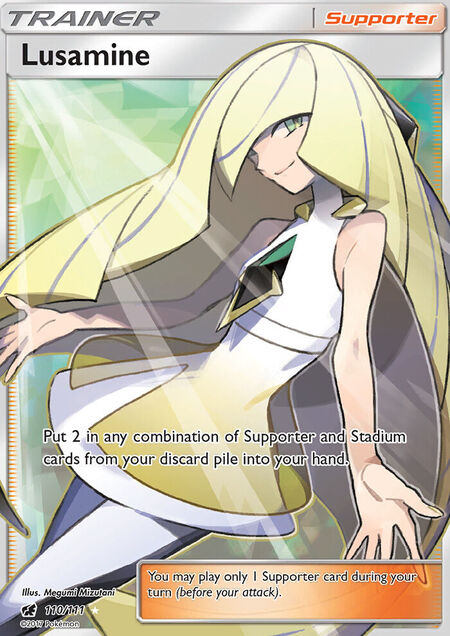 Lusamine Crimson Invasion 110