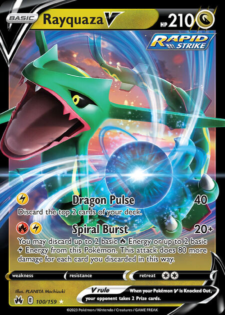 Rayquaza V CRZ 100