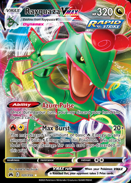 Rayquaza VMAX CRZ 101
