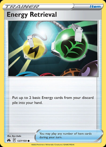 Energy Retrieval CRZ 127