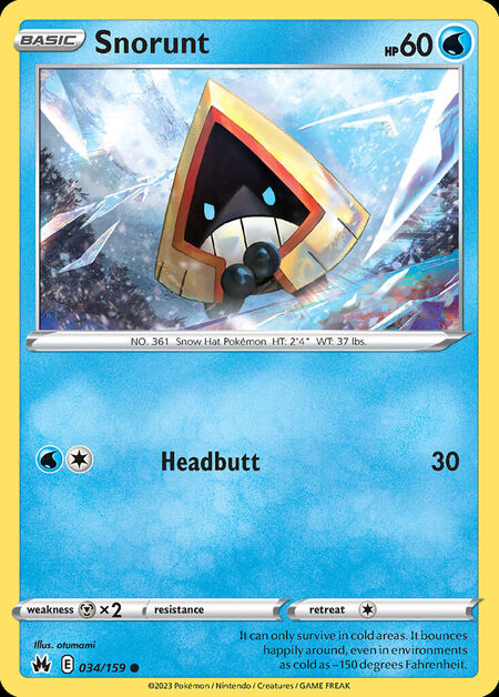 Snorunt CRZ 34